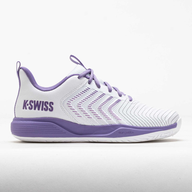 BELLGIO ホワイト スリムフィット 28 パープル K-Swiss Ultrashot Light Women's White/Purple Haze/Neon Lavender