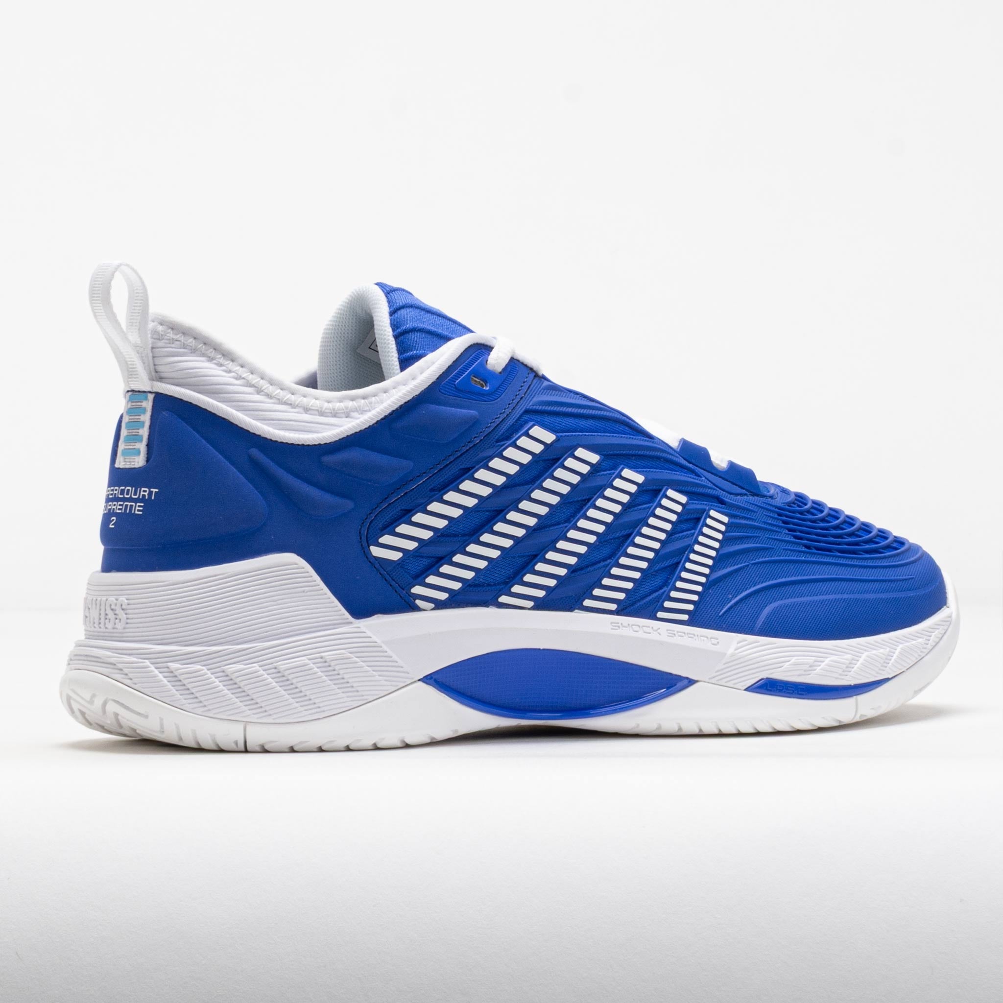 ジュノ  HYPER K-Swiss Hypercourt Pinnacle Men's White/Dazzling Blue/Baltic Sea