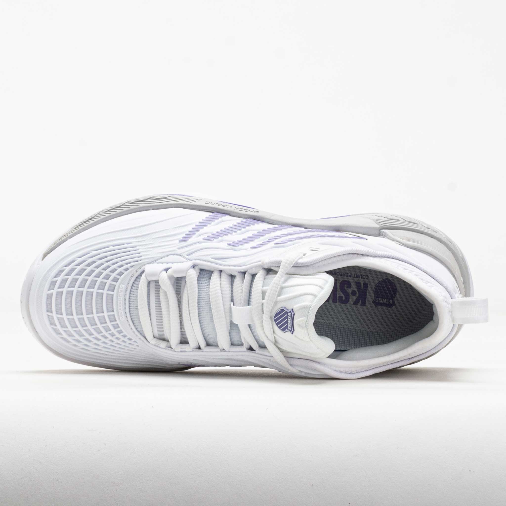 K-Swiss Hypercourt Supreme 2 Women's White/Lunar Rock/Purple Haze