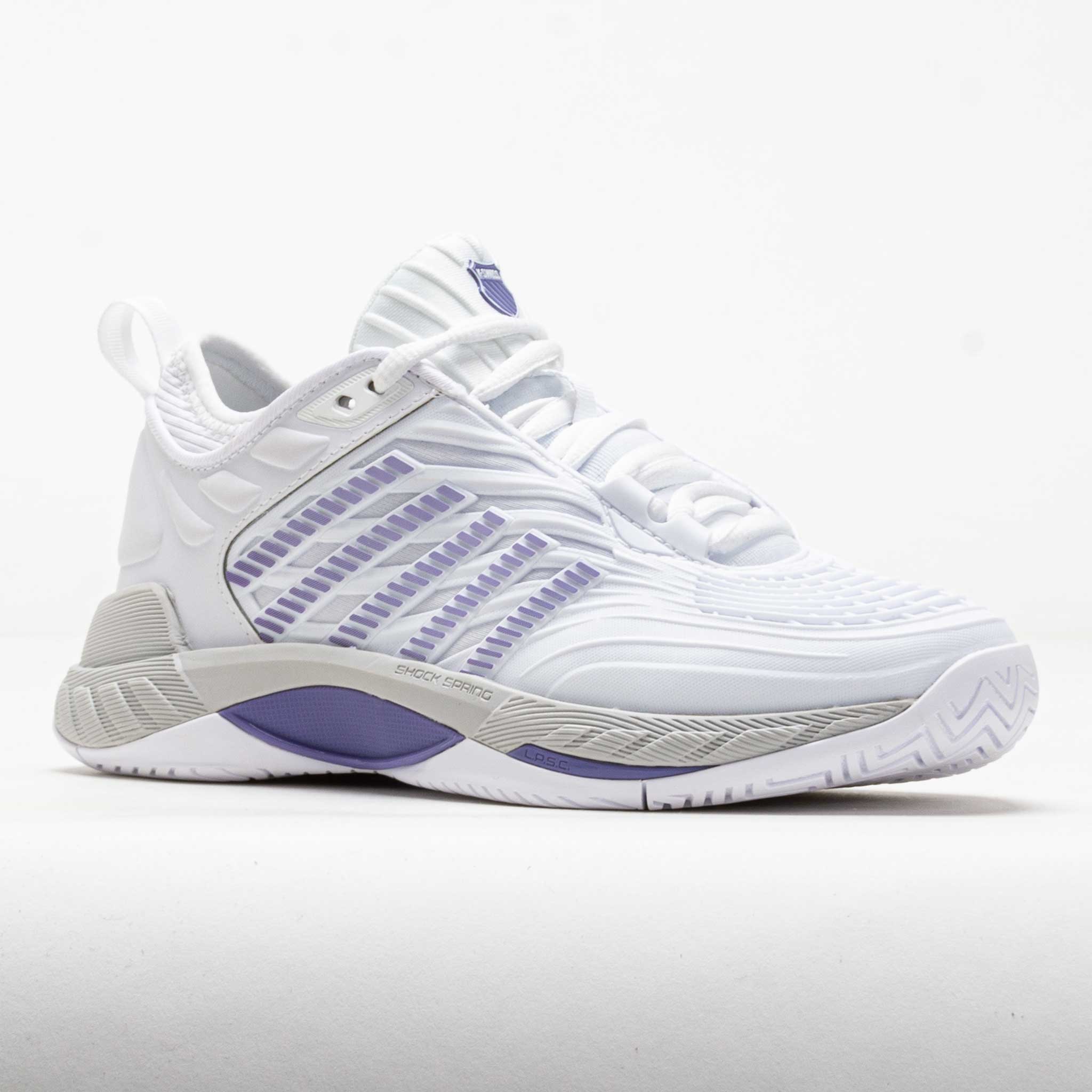 K-Swiss Hypercourt Supreme 2 Women's White/Lunar Rock/Purple Haze