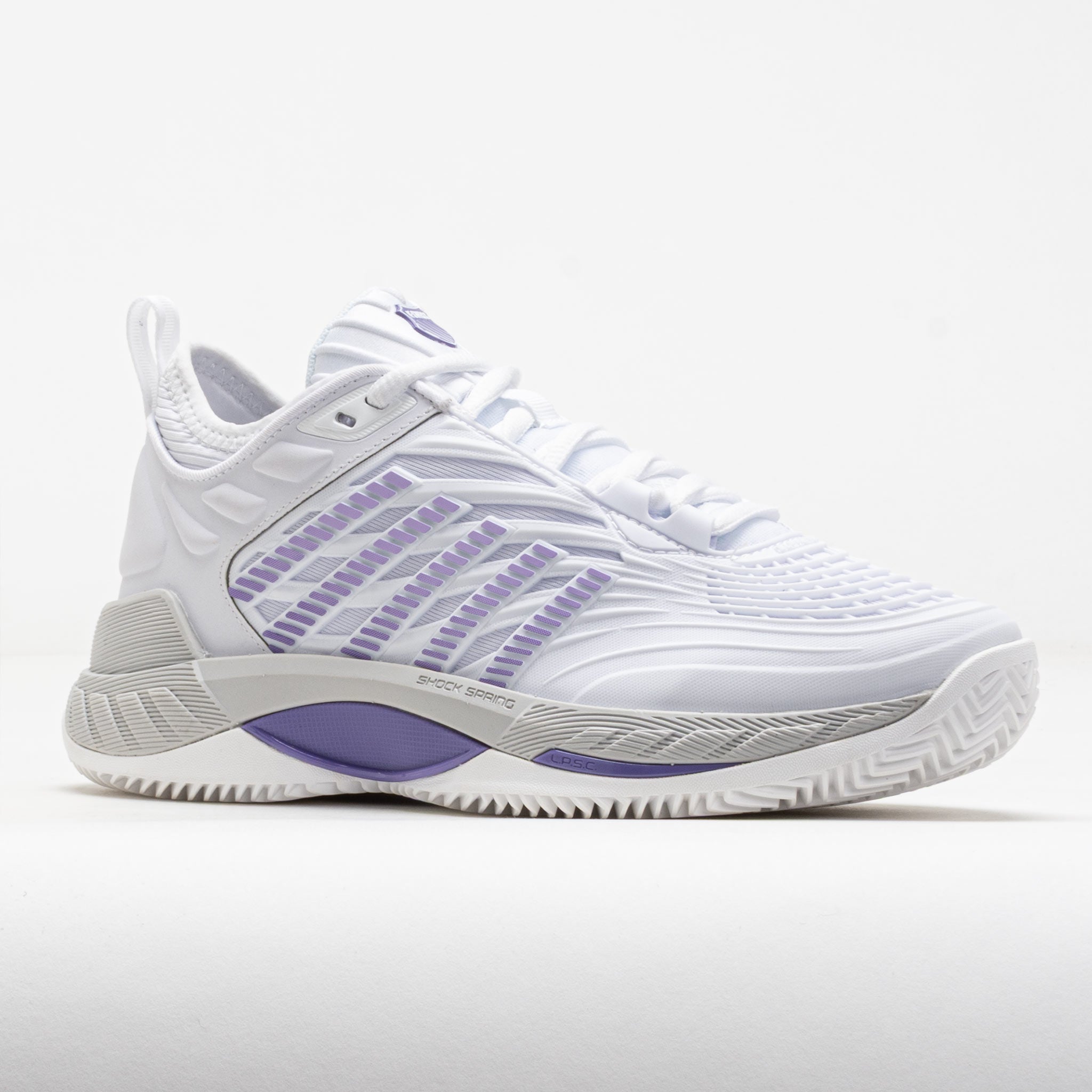 K-Swiss Hypercourt Supreme 2 Clay Women's White/Lunar Rock/Purple Haze
