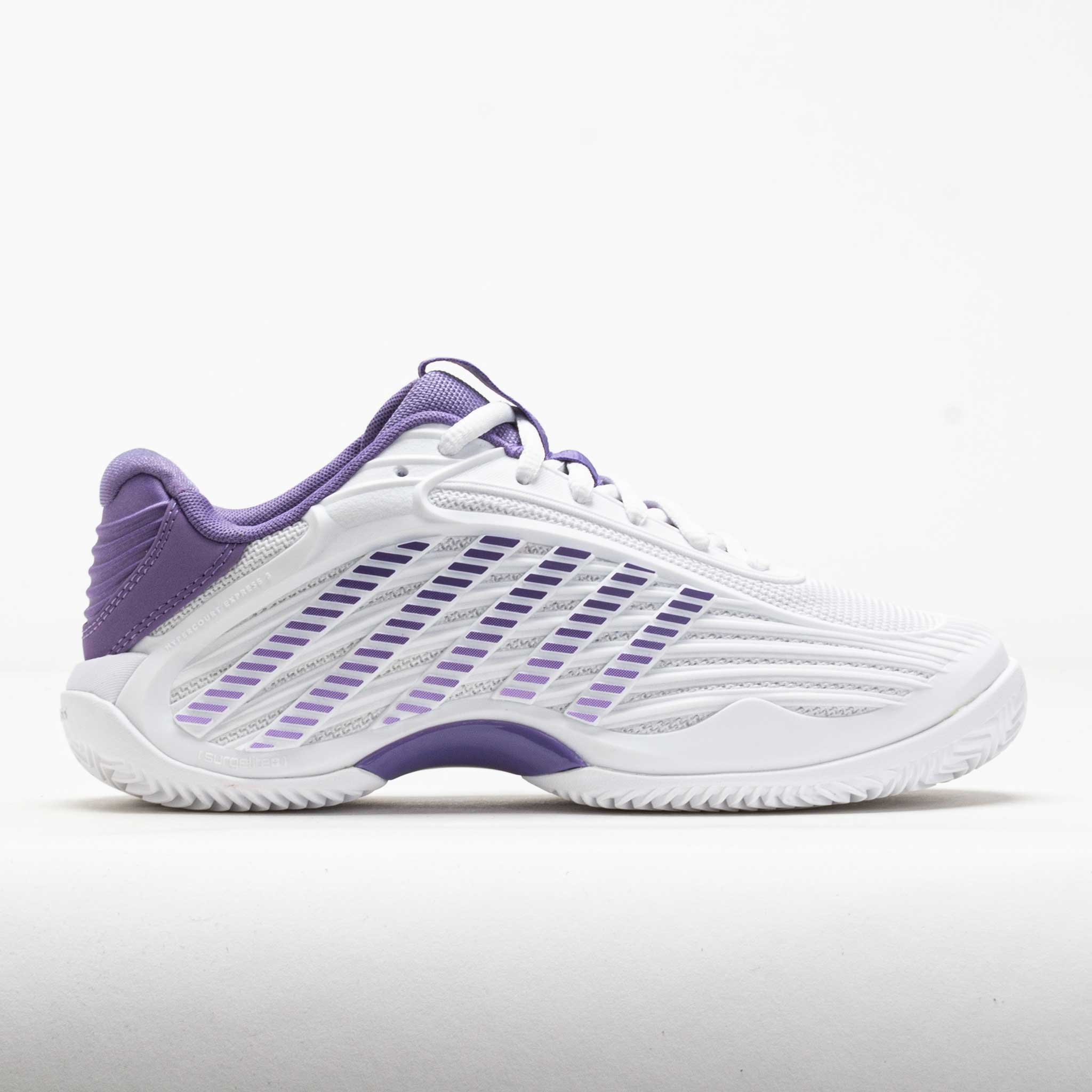 K-Swiss Hypercourt Express 3 Clay Women's White/Purple Haze/Lunar Rock