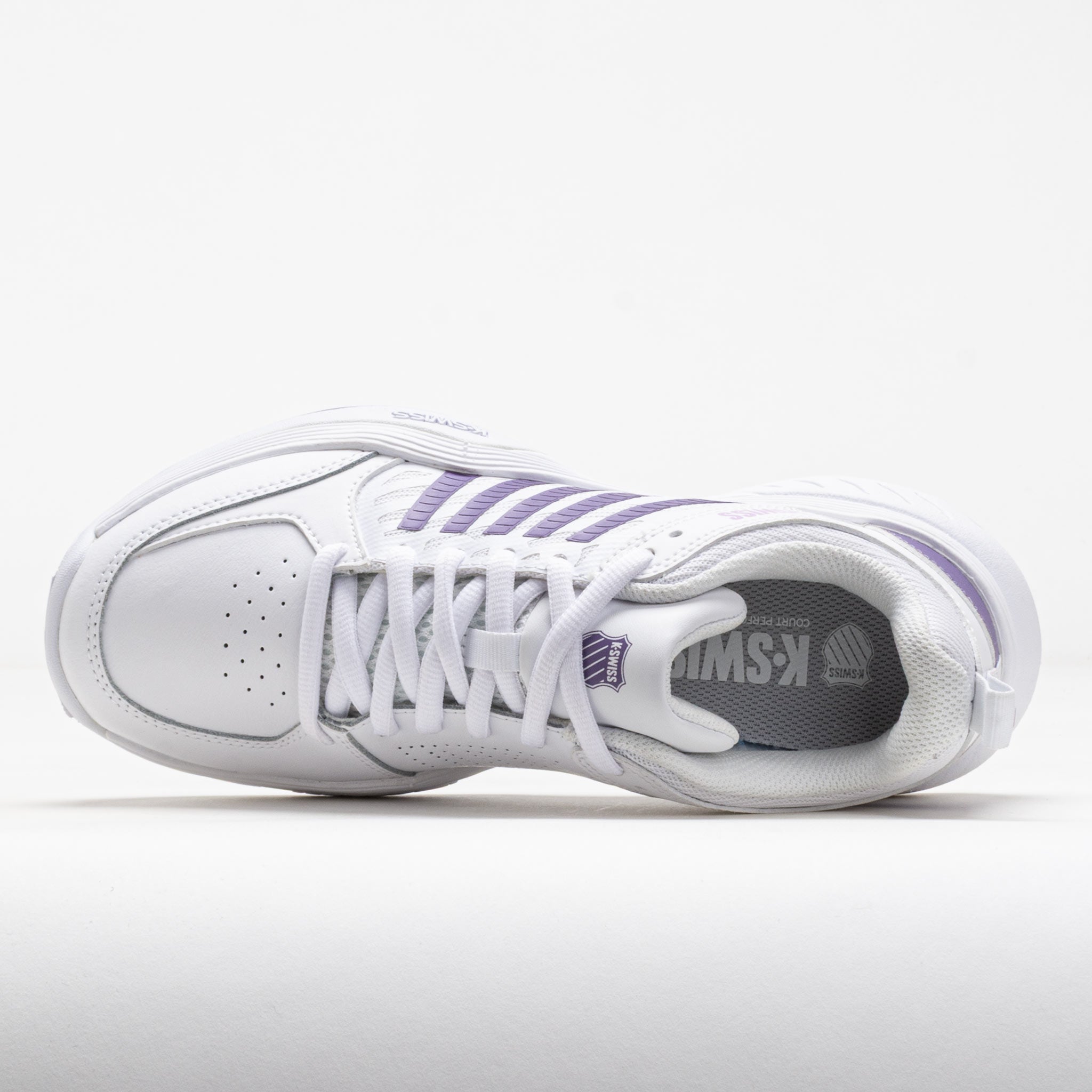 K-Swiss Court Express 2 Women's White/Purple Haze/Neon Lavender