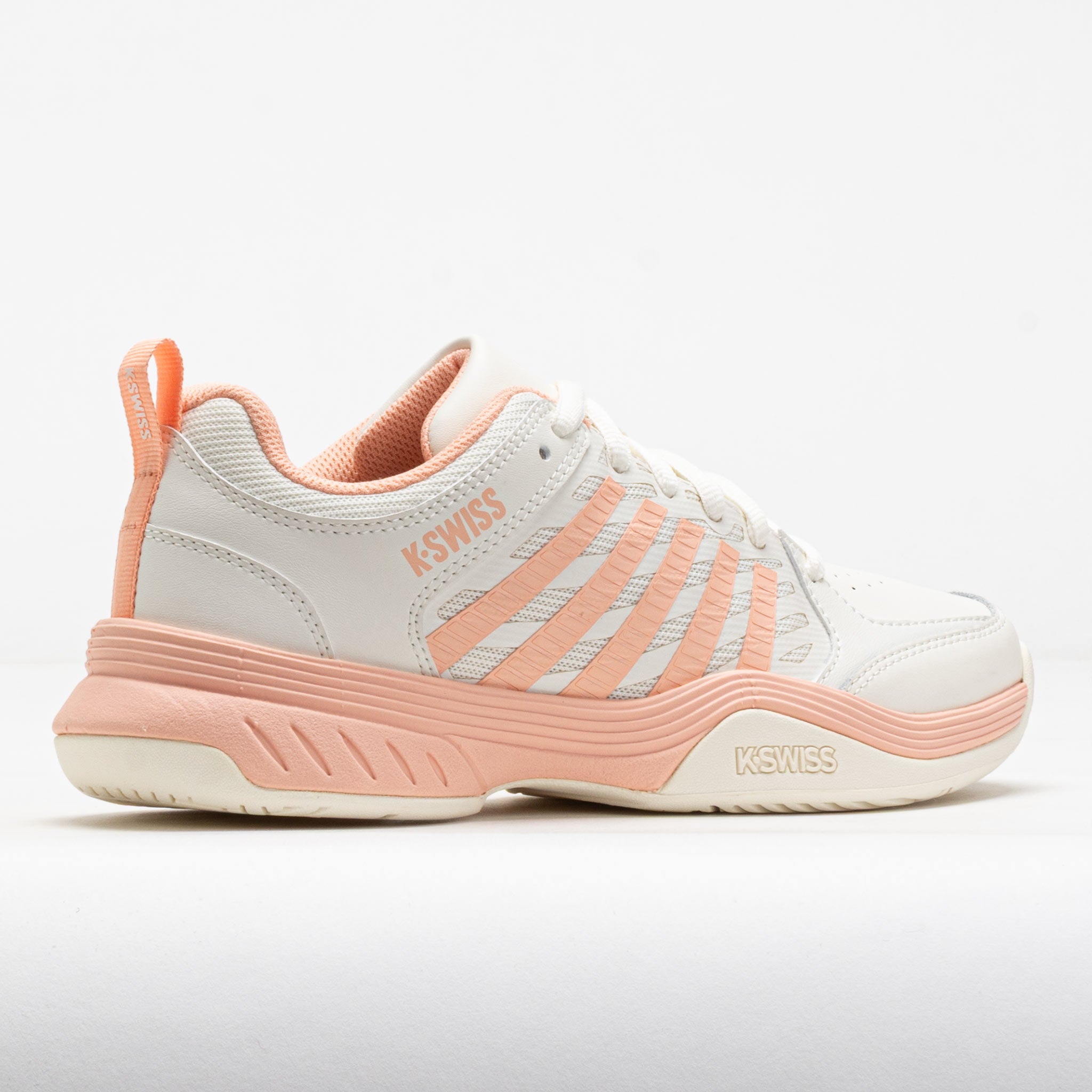 K-Swiss Court Express 2 Women's Egret/Peach Parfait – Holabird Sports