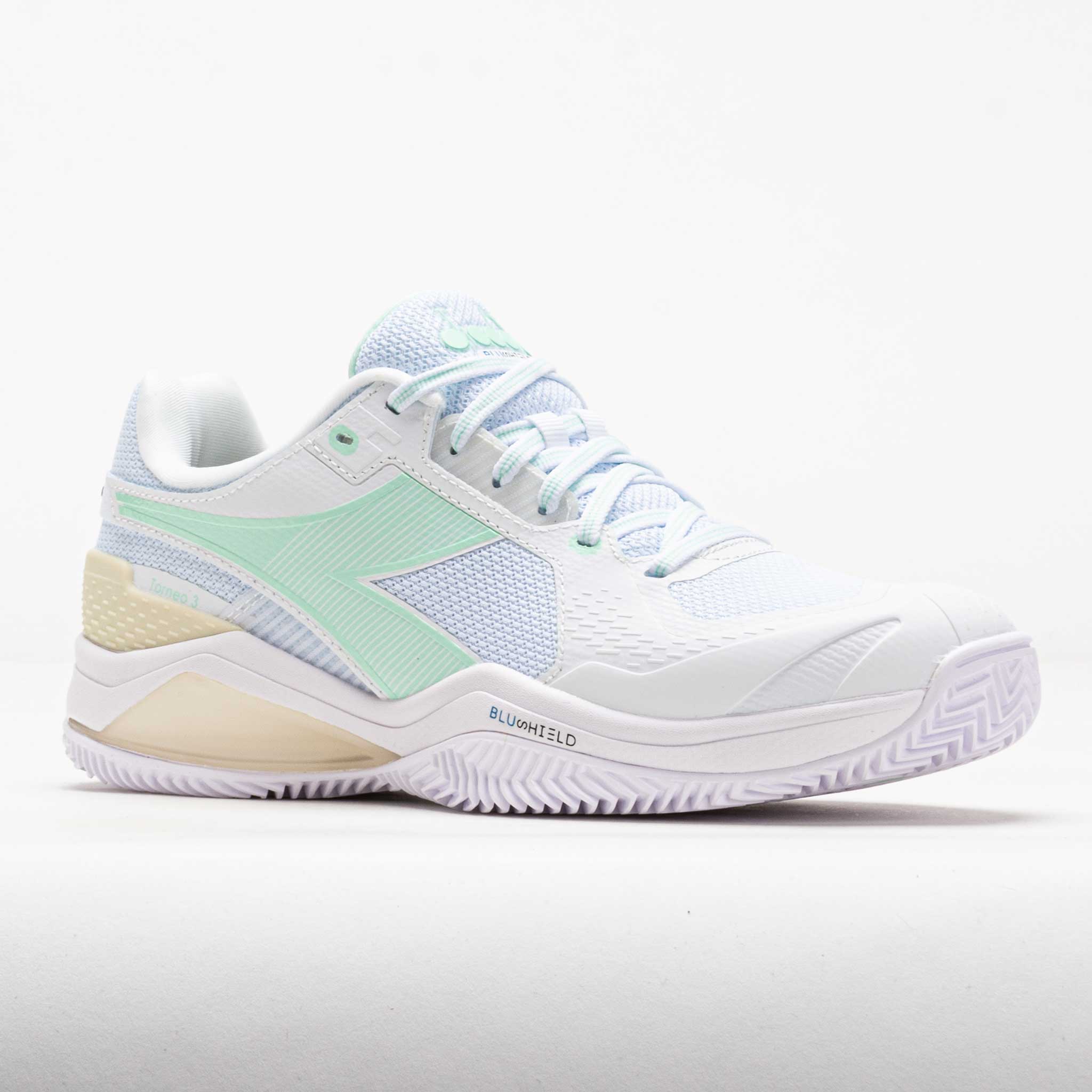 Diadora Blushield Torneo 3 Clay Women's White/Bay – Holabird Sports