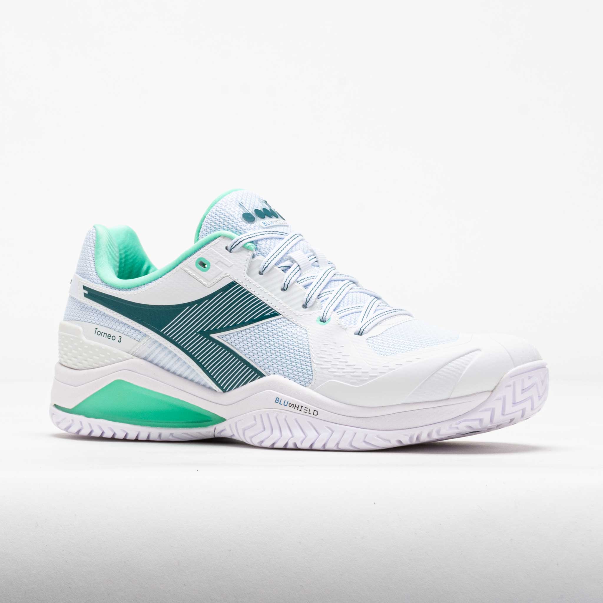 Diadora Blushield Torneo 3 AG Men's White/Shaded Spruce – Holabird