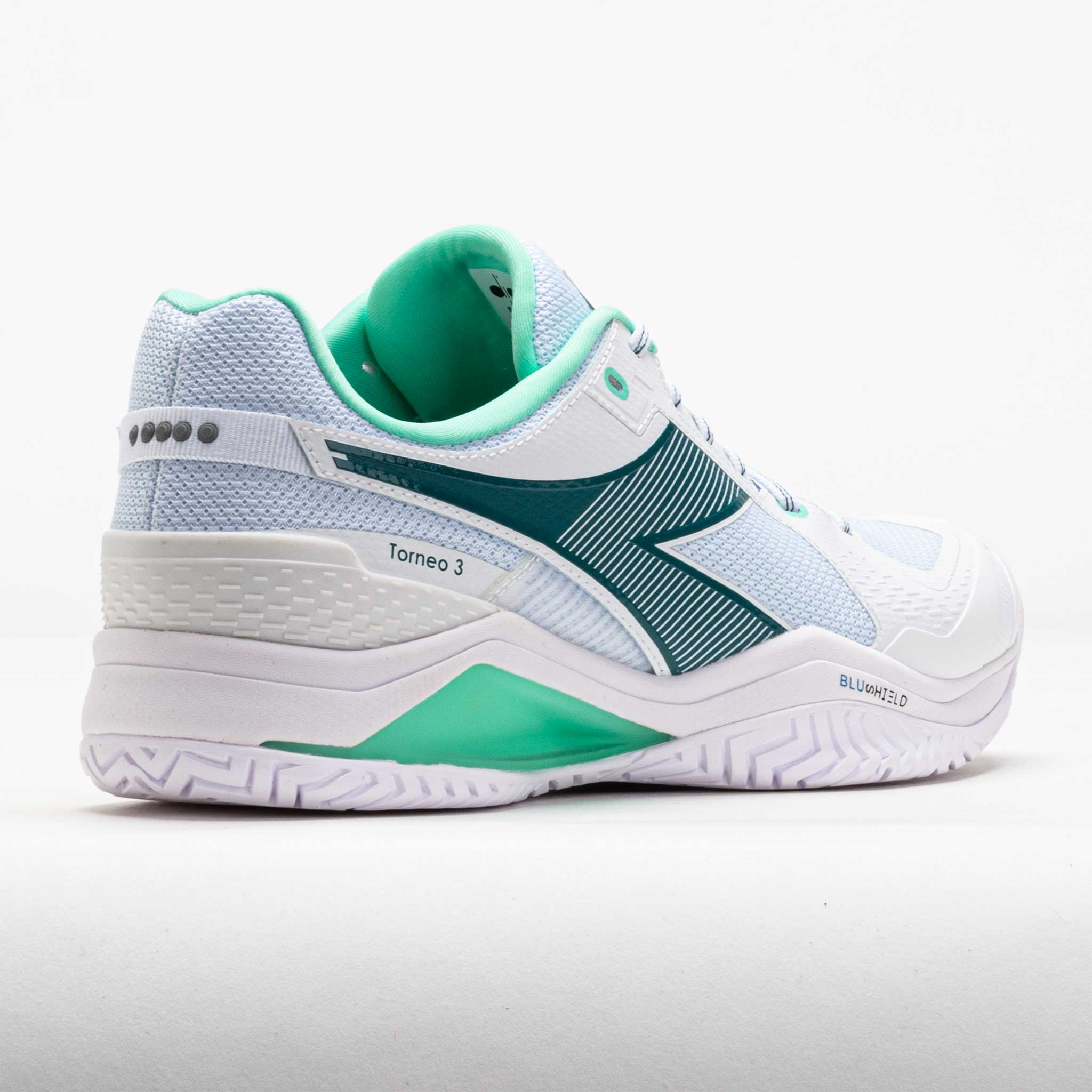 Diadora Blushield Torneo 3 AG Men's White/Shaded Spruce