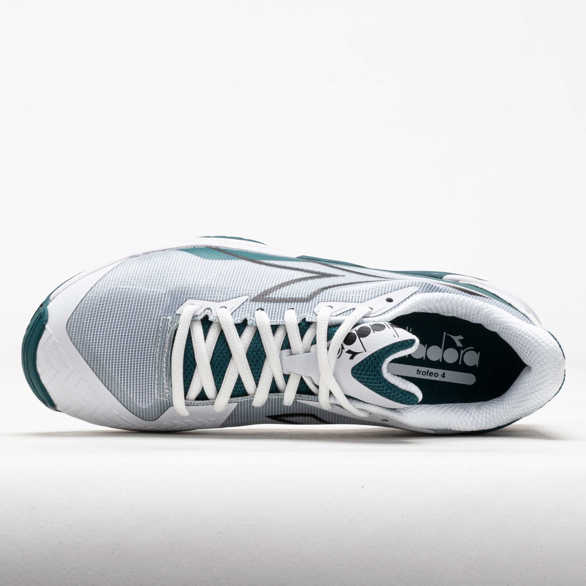 Diadora Trofeo 4 AG Men's White/Black/Shaded Spruce – Holabird Sports