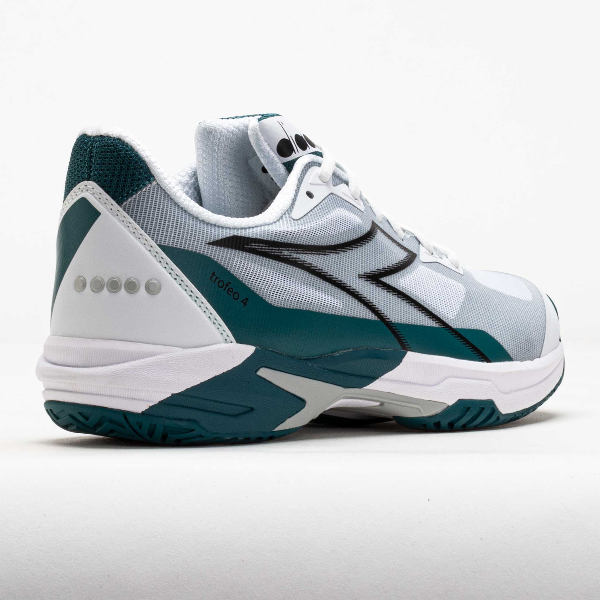 Diadora Trofeo 4 AG Men's White/Black/Shaded Spruce