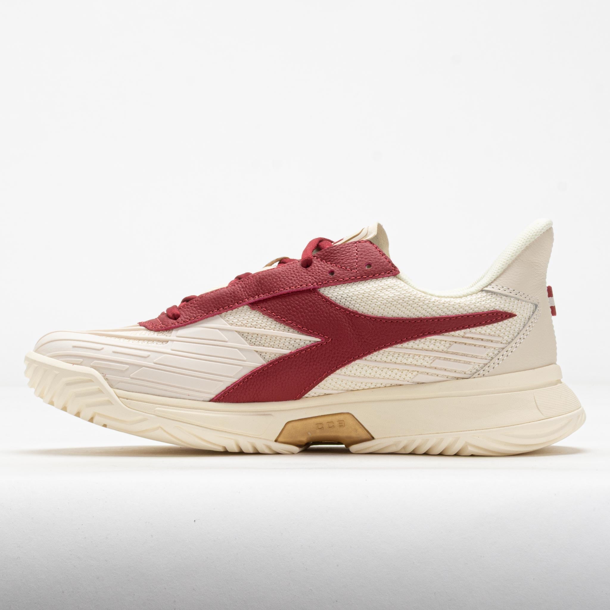 Diadora B.Elite Star Unisex Whisper White/Garnet – Holabird Sports