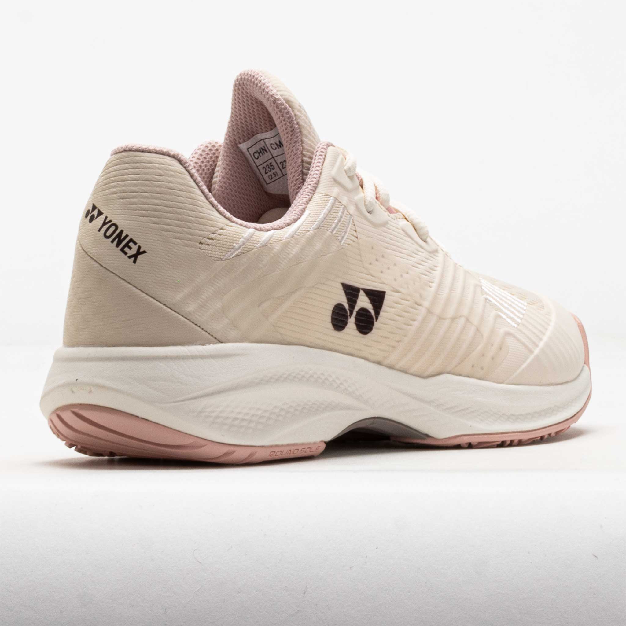 ヨネックス　栄 Yonex Power Cushion Sonicage Clay Women's Pale Pink – Holabird Sports