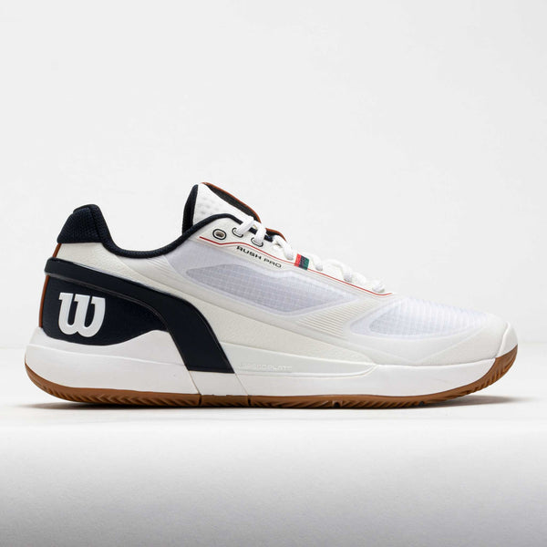 Wilson Rush Pro 5 Clay CLC Men's White/Navy Blazer/Gum – Holabird