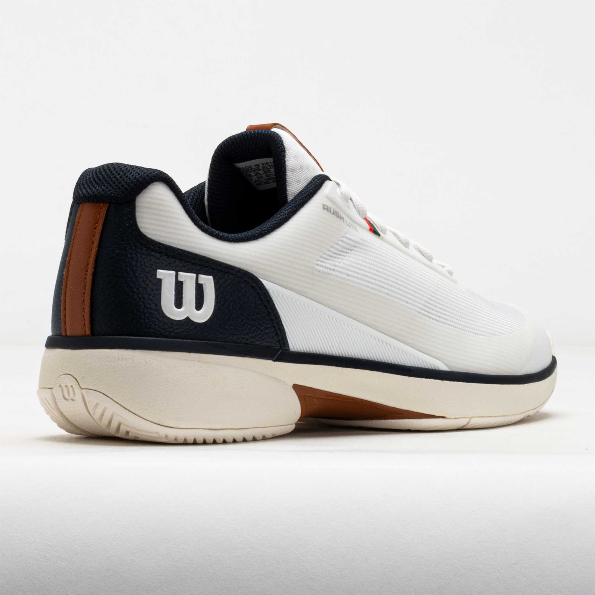 Wilson Rush Lite 5 CLC Men's White/Navy Blazer/Gum – Holabird Sports