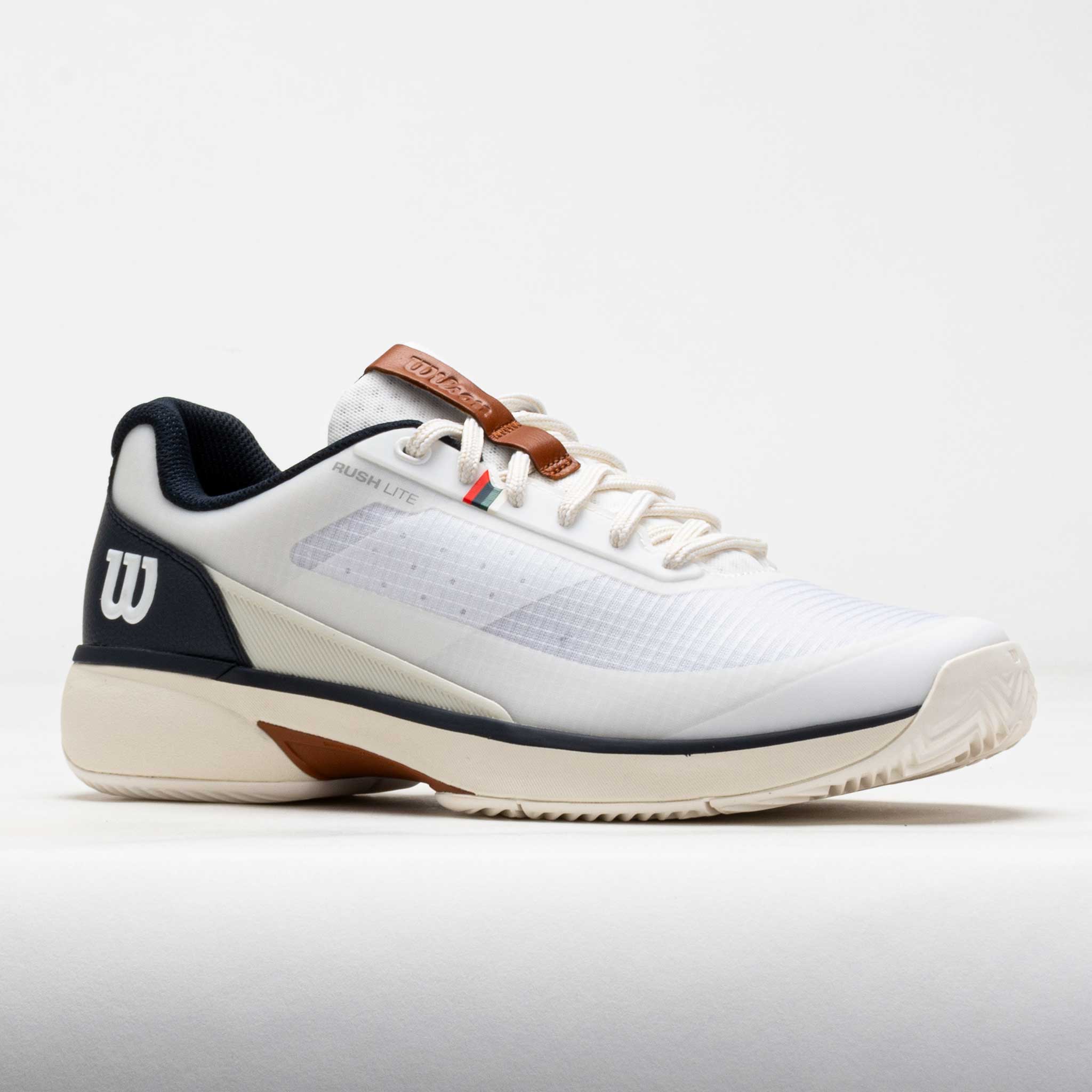 ウィルソン「RUSH LITE 5」26センチ Wilson Rush Lite 5 Clay Men's White/Navy Blazer/Gum – Holabird Sports