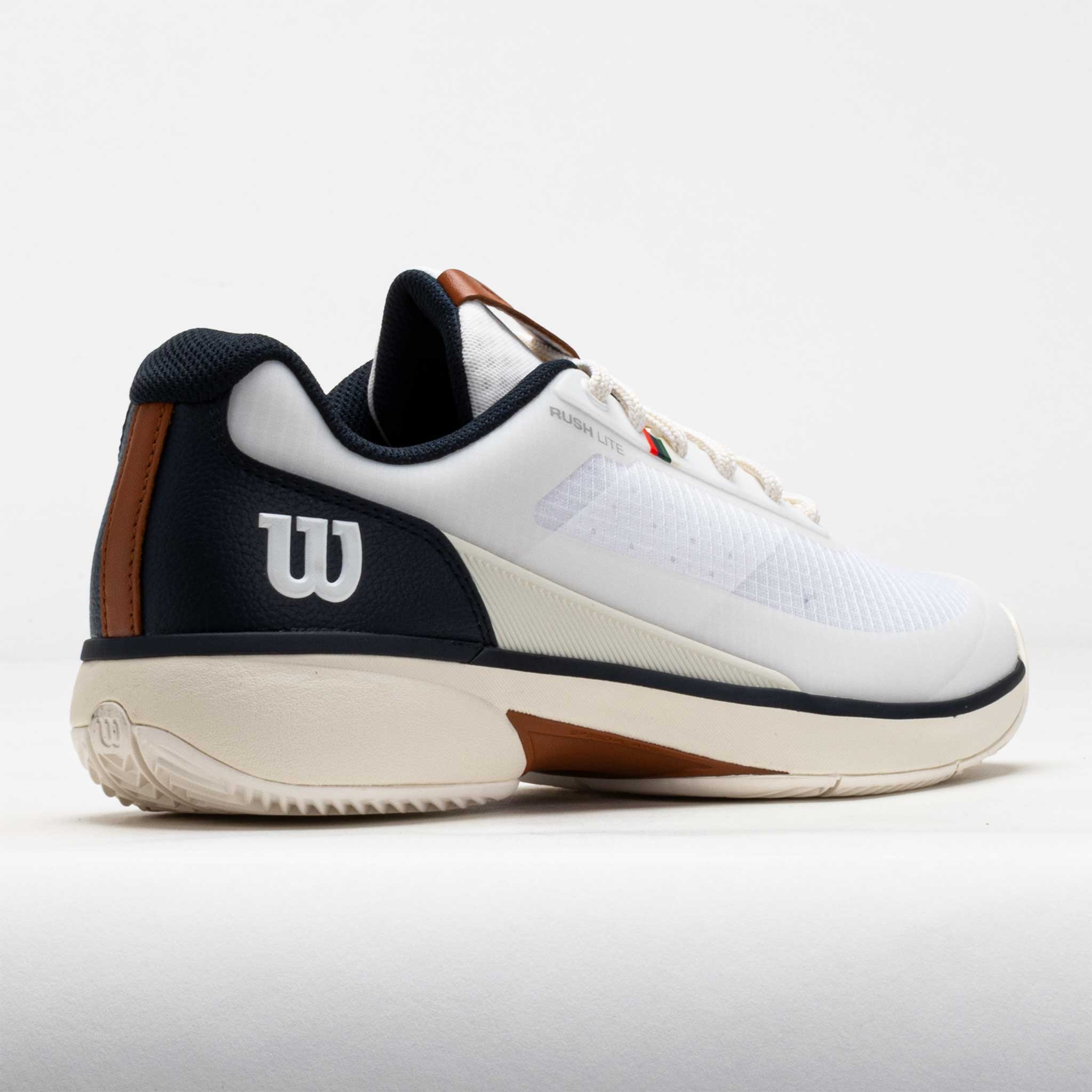 Wilson Rush Lite 5 Clay Men's White/Navy Blazer/Gum – Holabird Sports