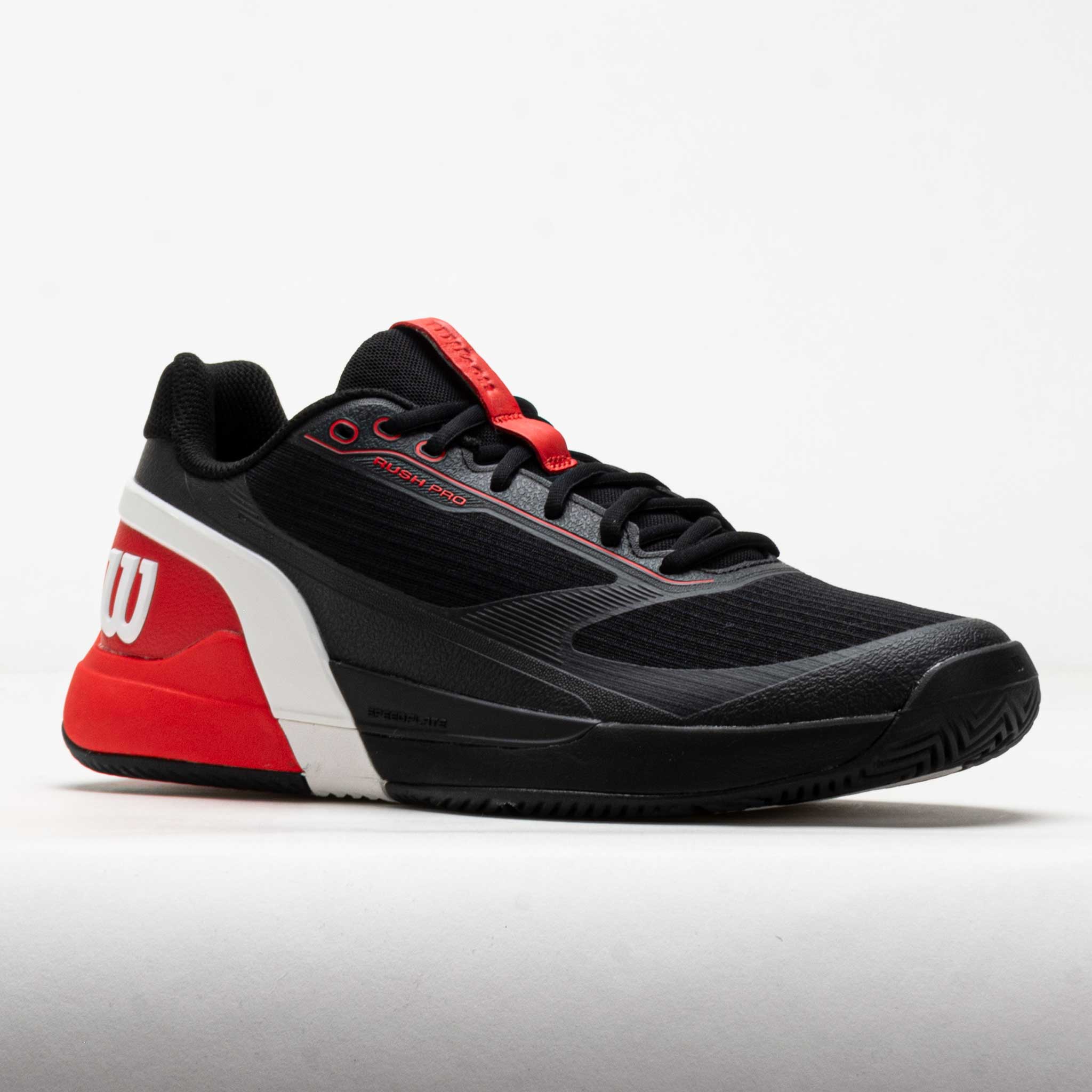 Wilson Rush Pro 5 Men's Black/Infrared/White – Holabird Sports