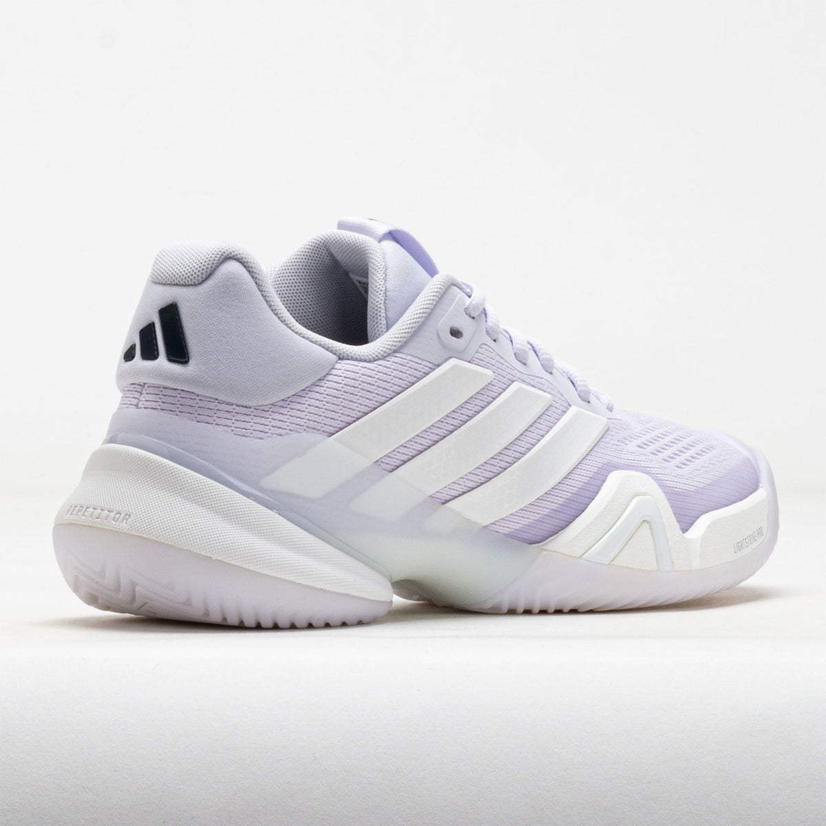 adidas Barricade 14 Frozen Purple Womens Shoes White 9.5