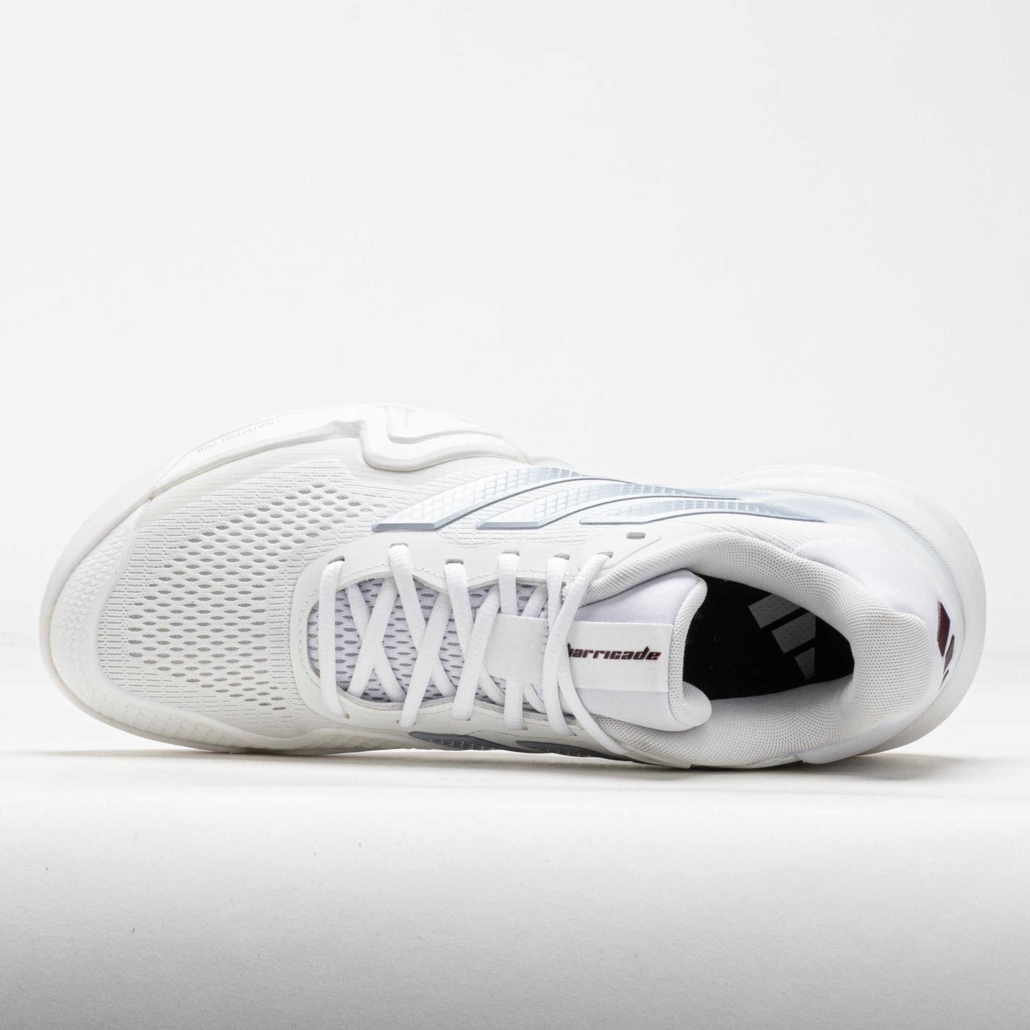 adidas Barricade 14 Men's White/Tech Grey Metallic/Maroon
