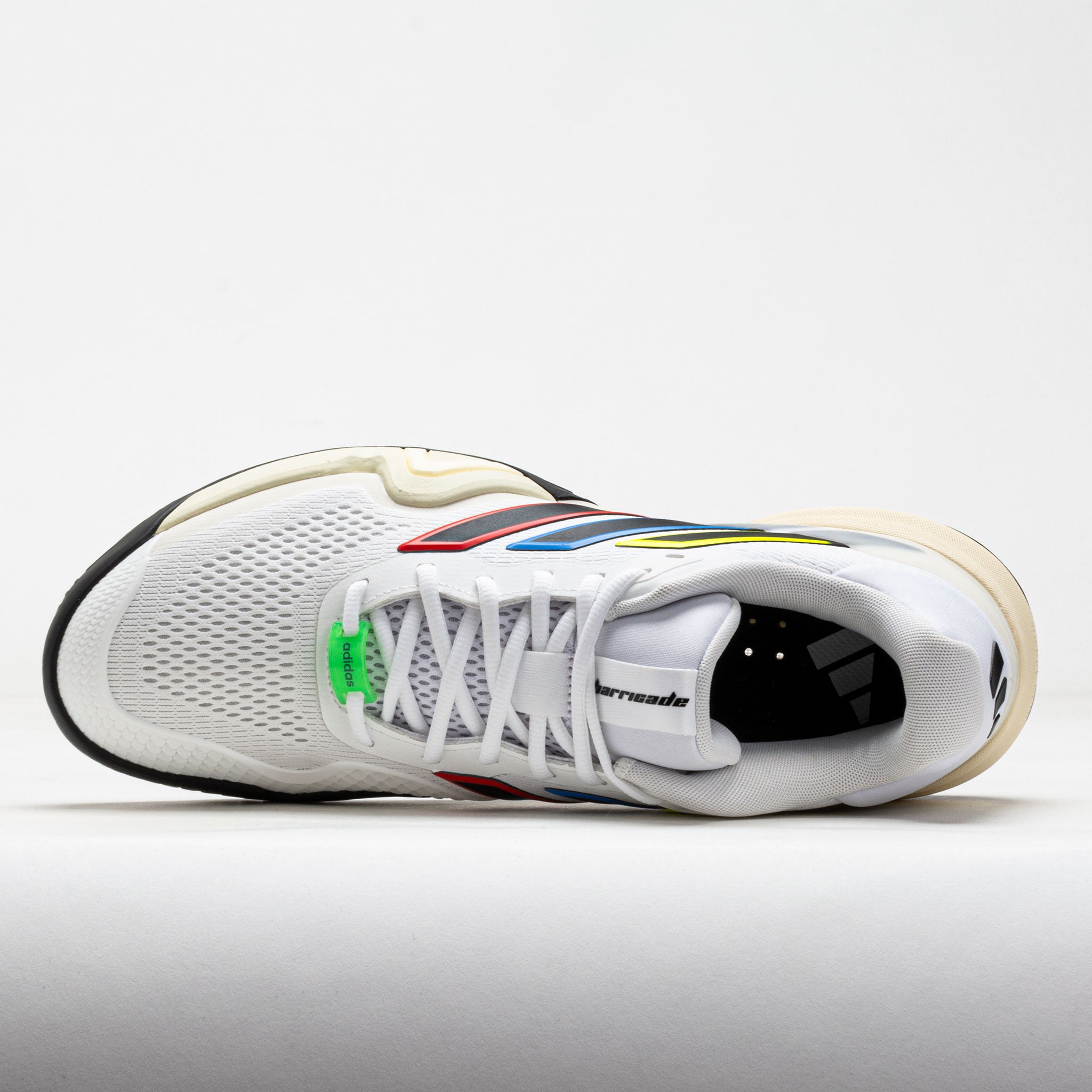 adidas Barricade 14 Men's White/Black/Cream – Holabird Sports