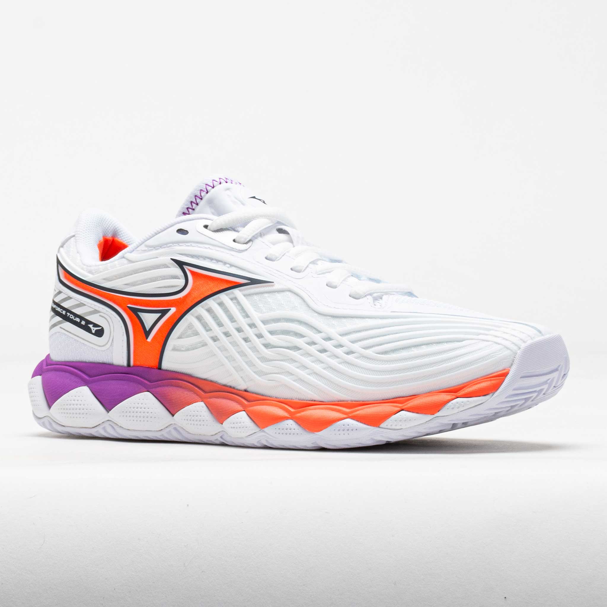 Mizuno Wave Enforce Tour 2 AC Women's White/Lava Orange – Holabird