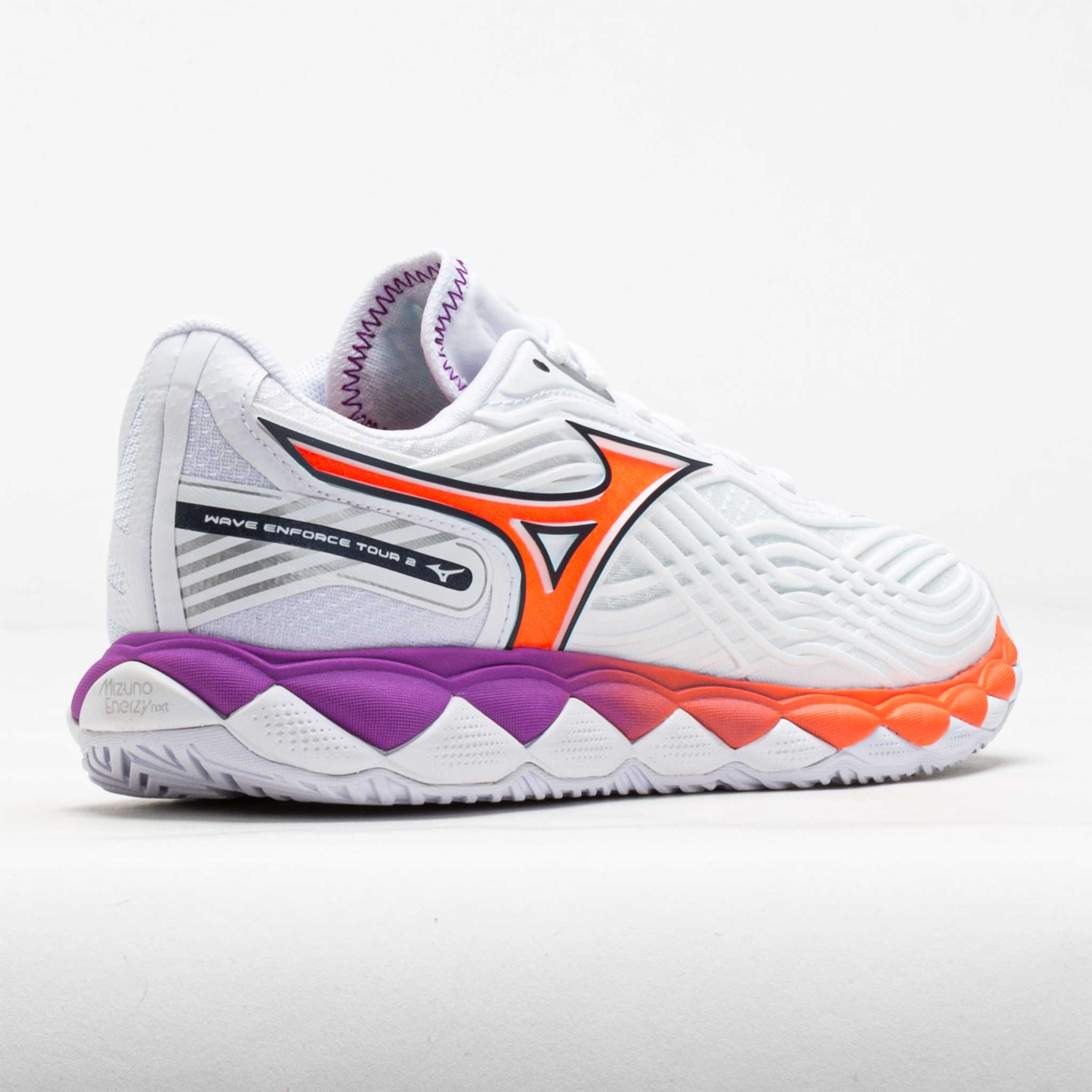 Mizuno Wave Enforce Tour 2 AC Women's White/Lava Orange