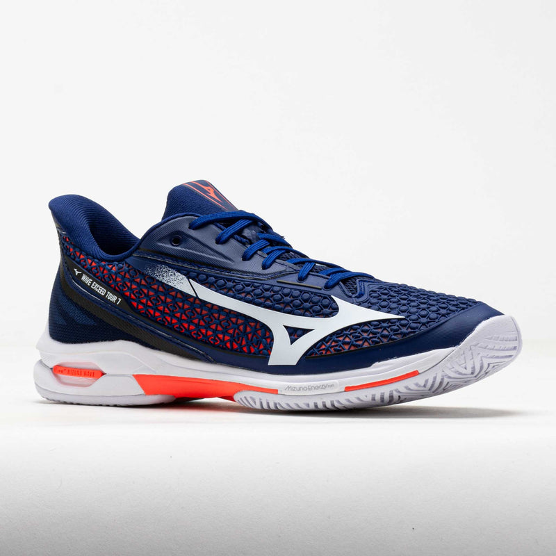 シューズ(男性用) Mizuno WAVE EXCEED TOUR 7 OC 27.0 Mizuno Wave Exceed Tour 7 AC Men's Beacon Blue/White – Holabird Sports
