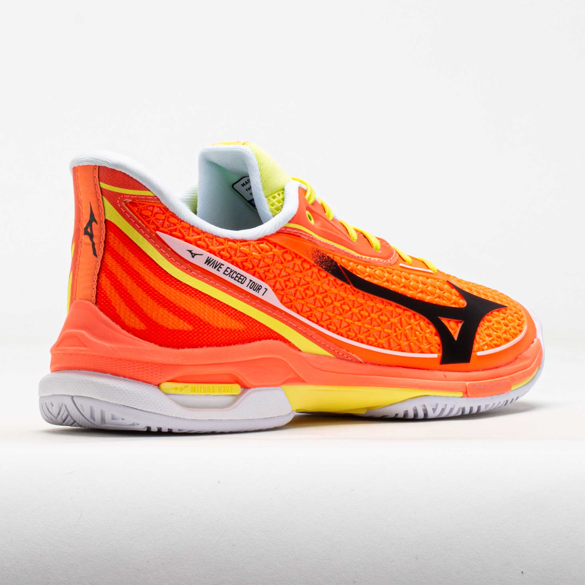オレリー Mizuno Wave Exceed Tour 7 AC Men's Lava Orange/Black Oyster