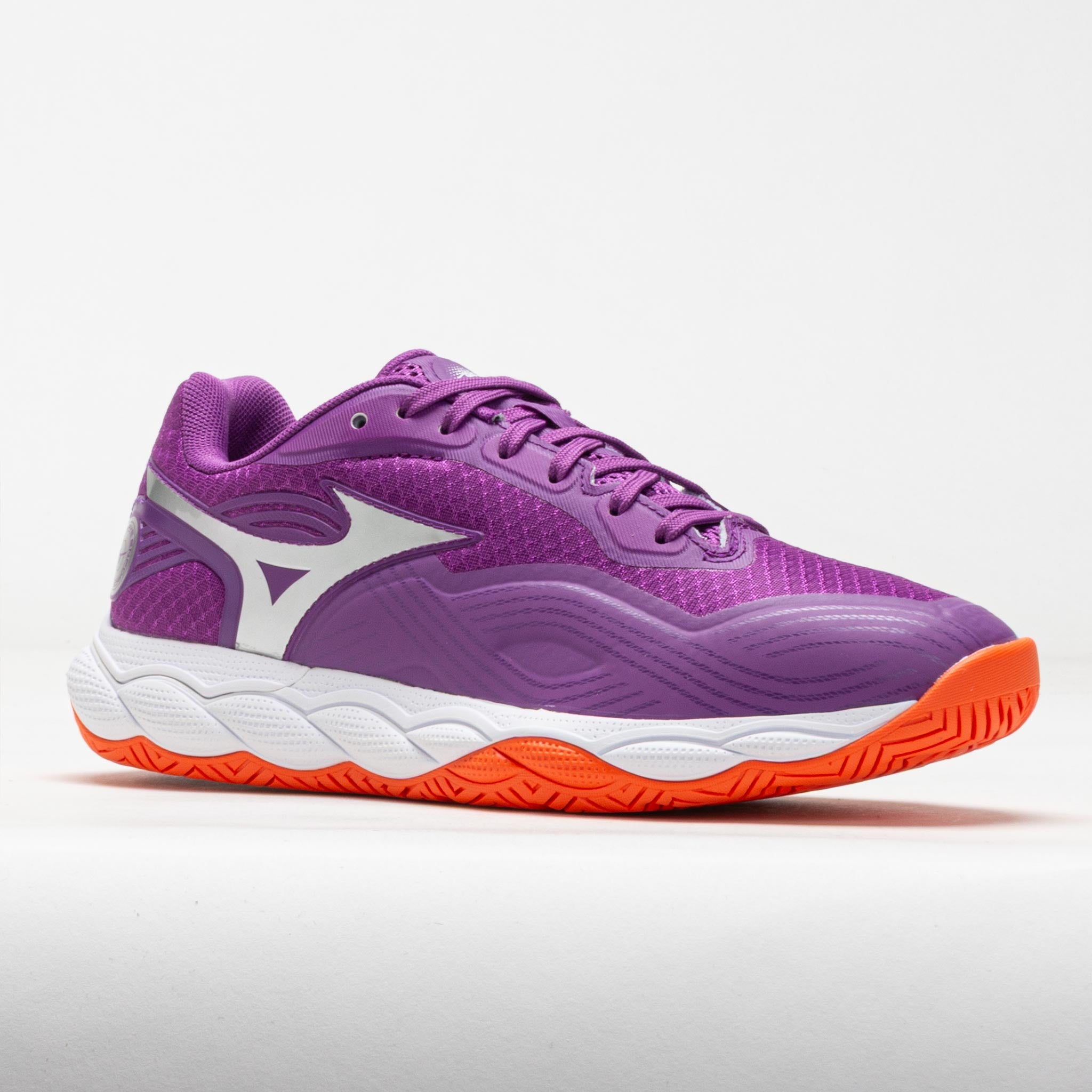 Mizuno Wave Enforce Court 2 AC Women's Dahlia/Galaxy Silver