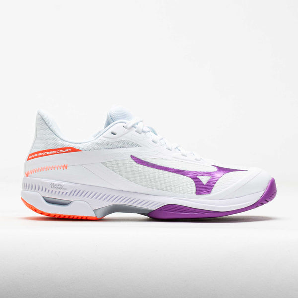 Mizuno Wave Exceed Court AC Women's White/Dahlia – Holabird Sports