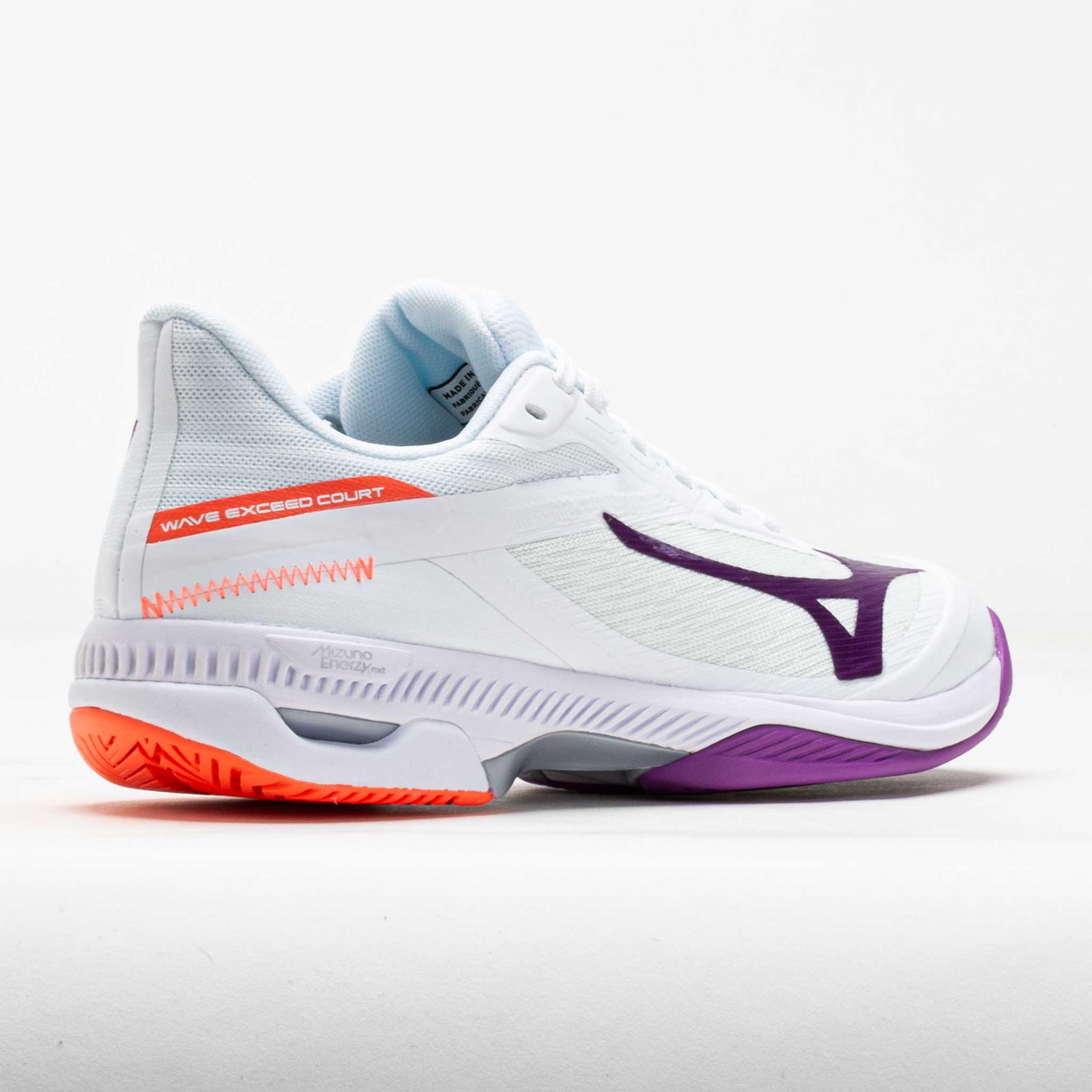 Mizuno Wave Exceed Court AC Women's White/Dahlia – Holabird Sports