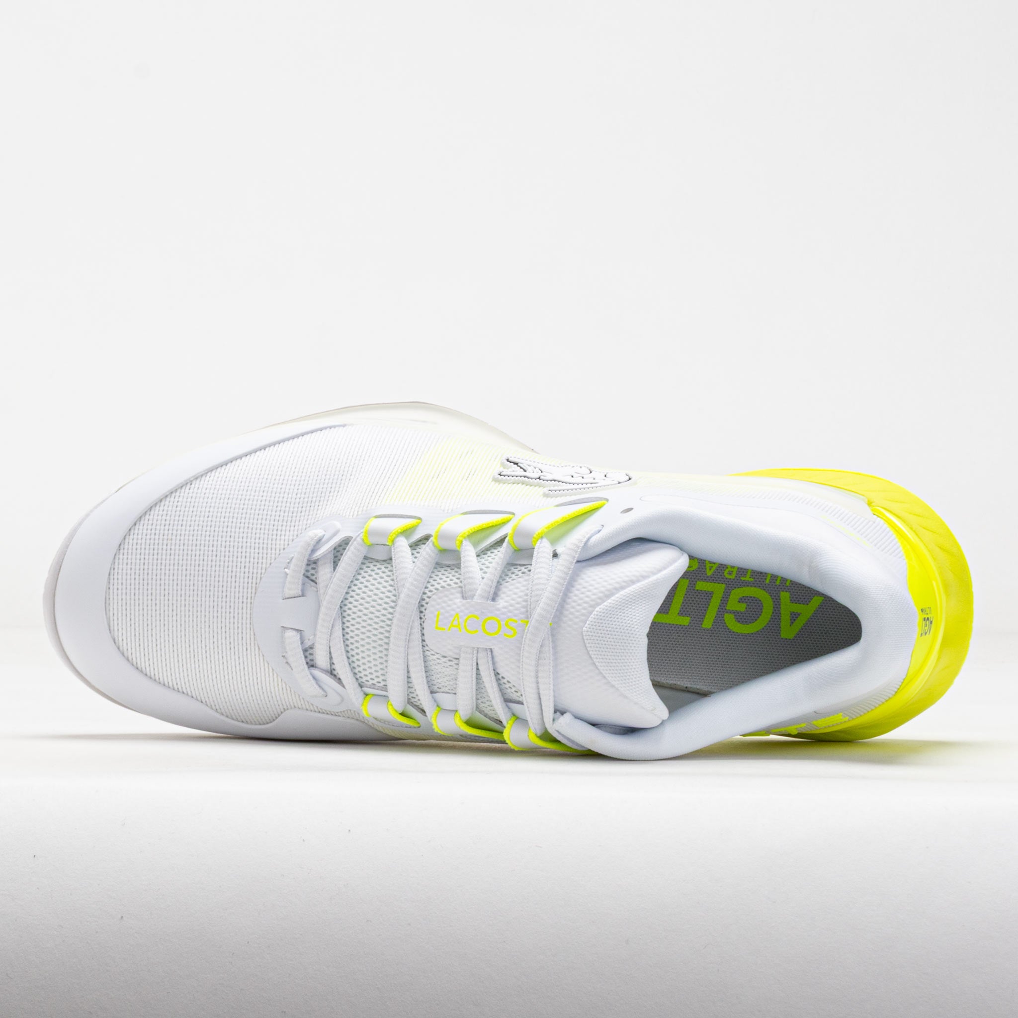 Lacoste AG-LT 26 Ultra Men's White/Yellow – Holabird Sports
