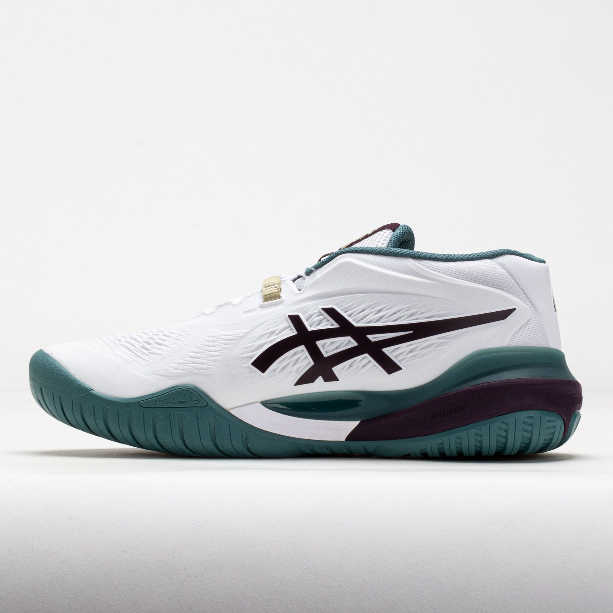 ASICS GEL-Resolution X Men's White/Dark Aubergine