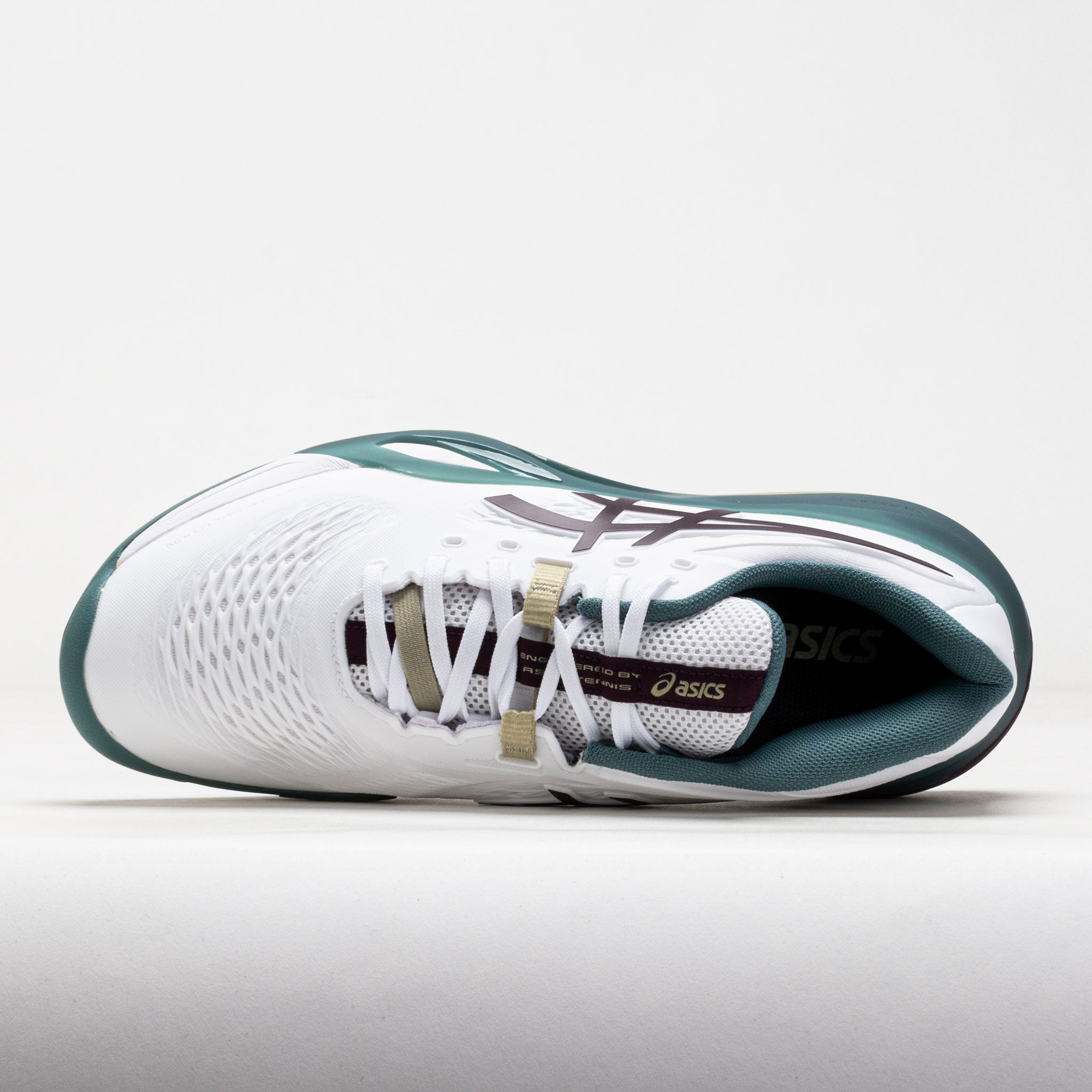 ASICS GEL-Resolution X Men's White/Dark Aubergine