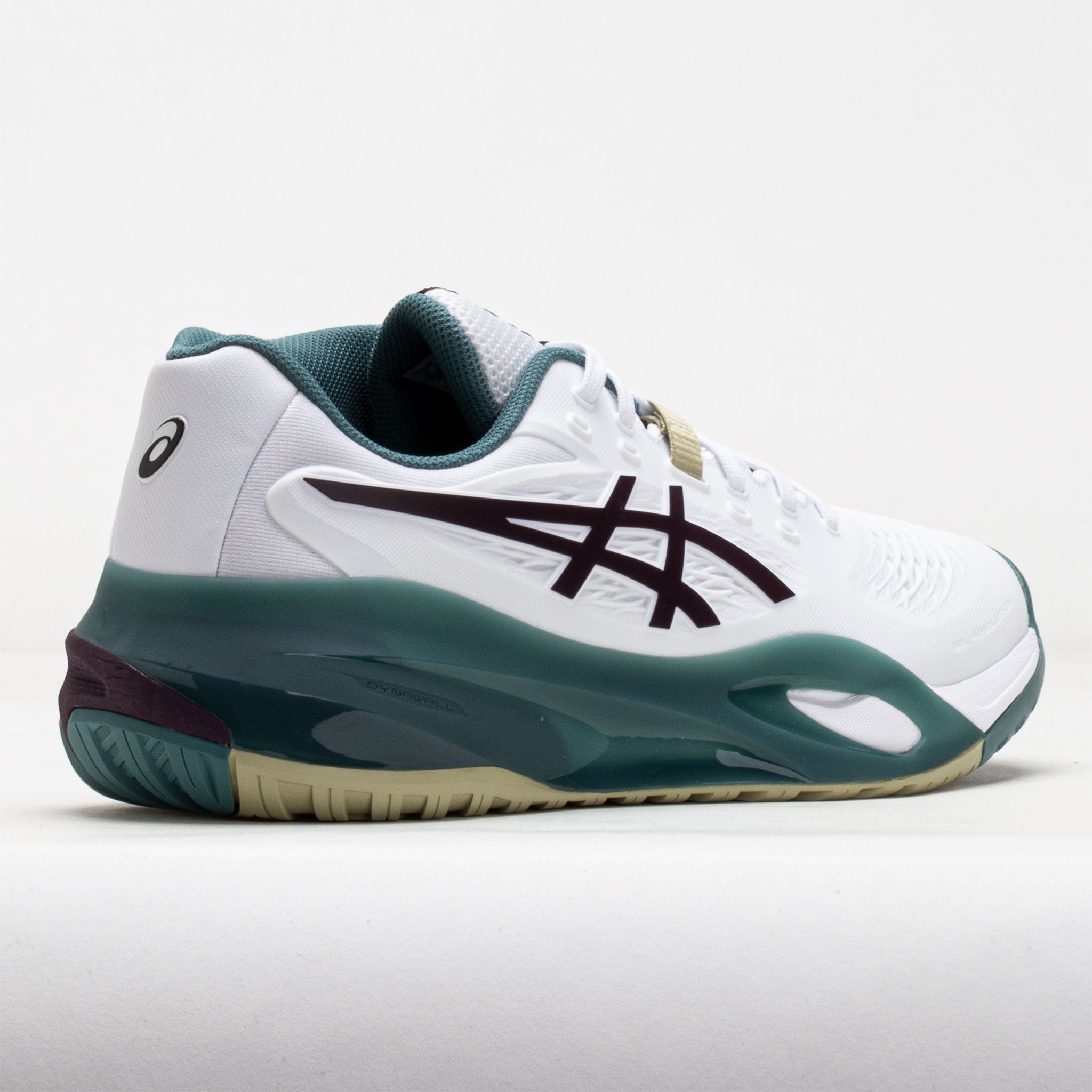ASICS GEL-Resolution X Men's White/Dark Aubergine