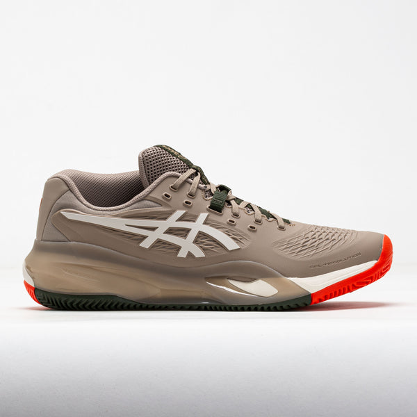 ASICS GEL-Resolution X Clay Men's Greigt/Soft Oat – Holabird Sports