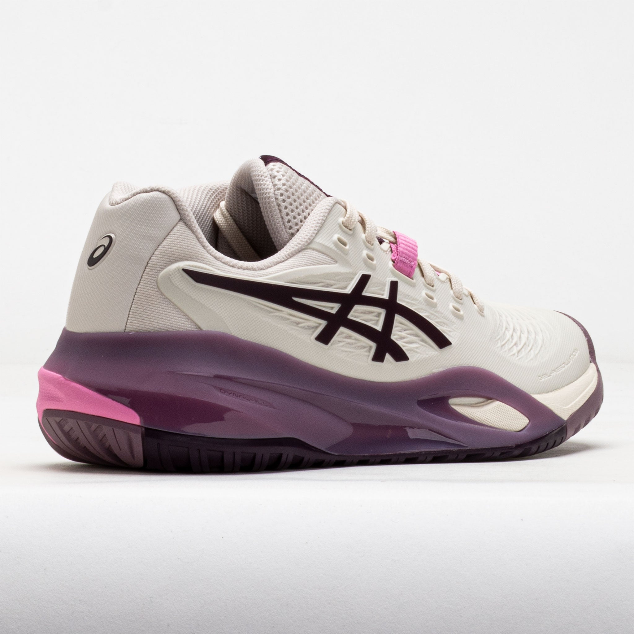 ASICS GEL-Resolution X Women's Soft Oat/Dark Aubergine