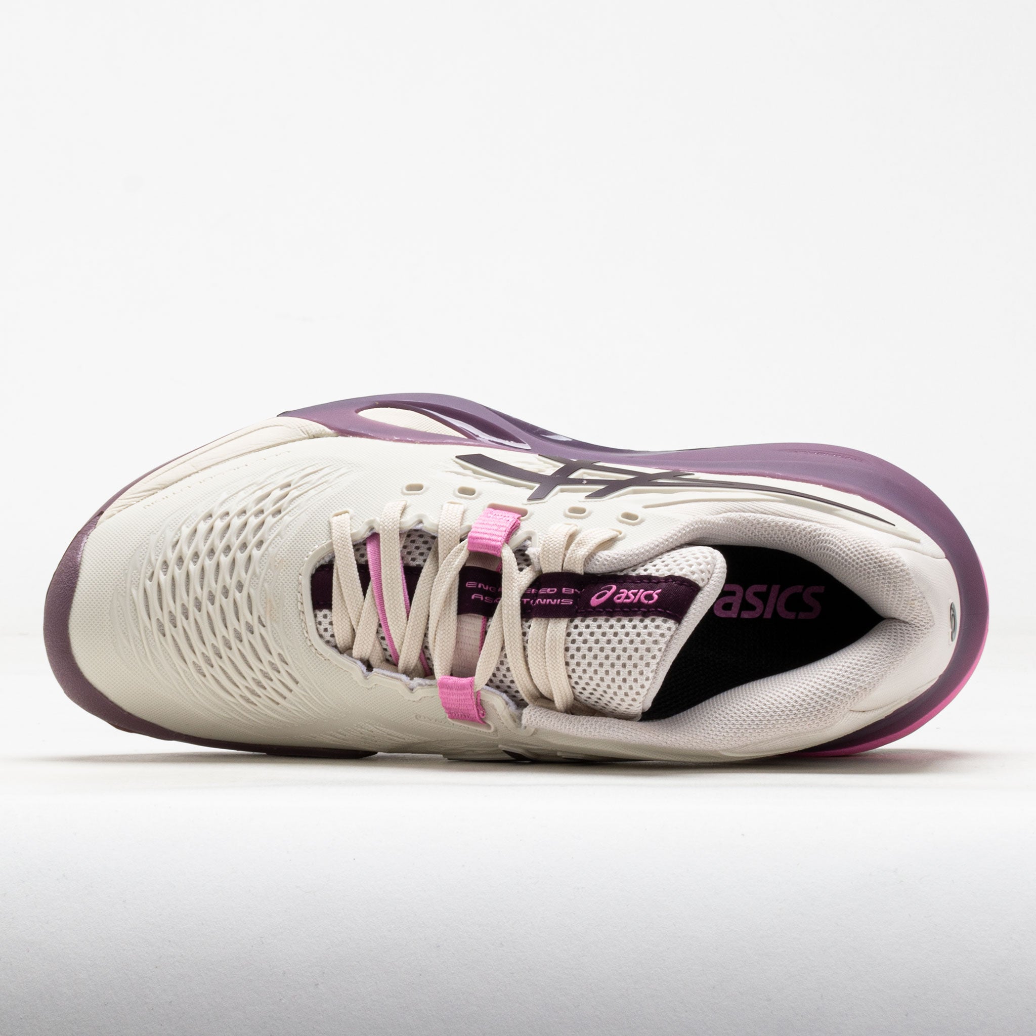 ASICS GEL-Resolution X Clay Women's Soft Oat/Dark Aubergine