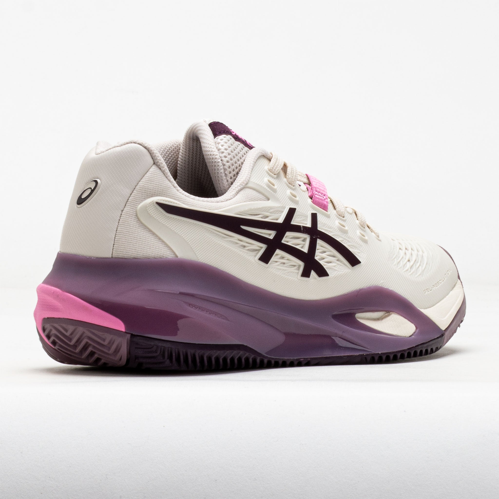 ASICS GEL-Resolution X Clay Women's Soft Oat/Dark Aubergine