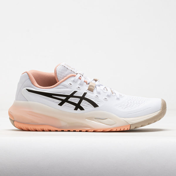 ASICS GEL-Resolution X Women's White/Black Coffee – Holabird Sports