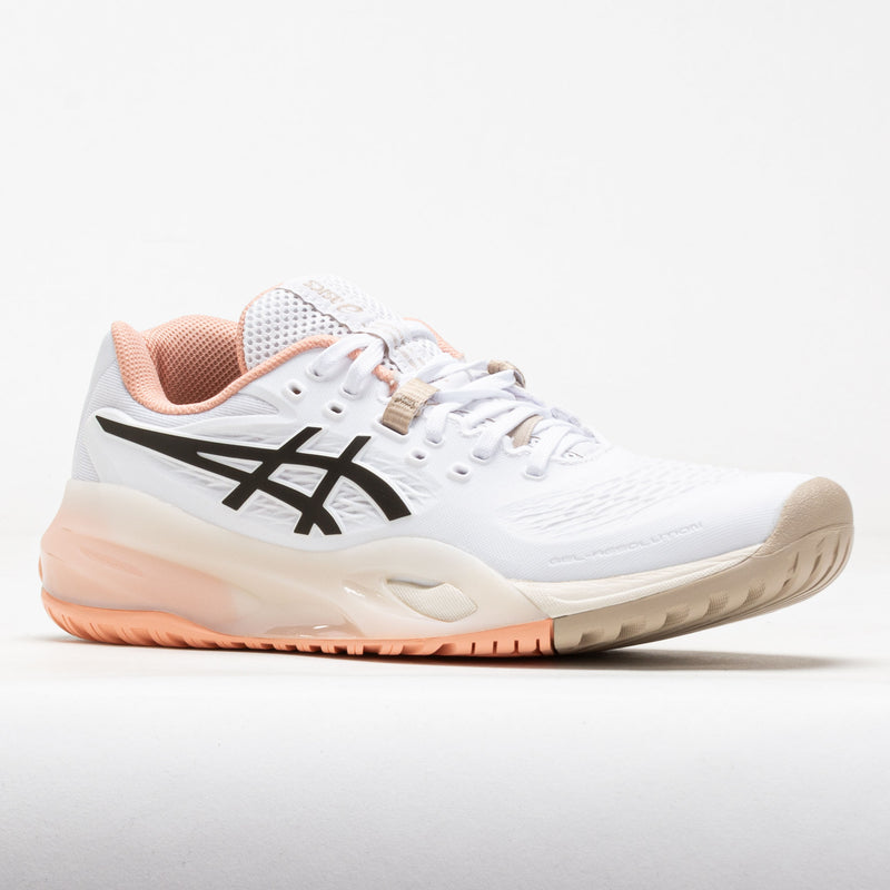 ASICS GEL-Resolution X Women's White/Black Coffee – Holabird Sports