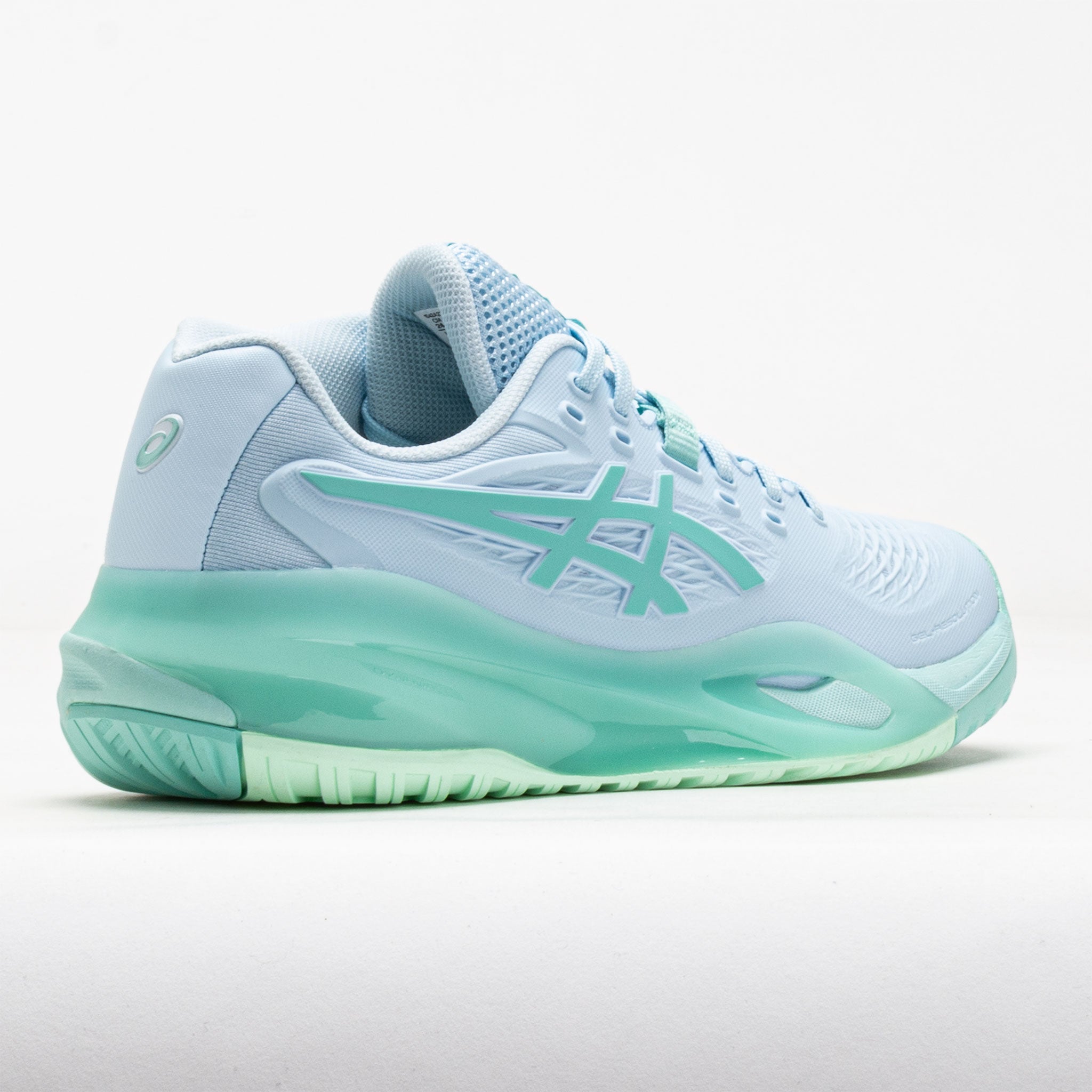 靴  oasis ASICS GEL-Resolution X Women's Light Blue/Oasis Green – Holabird