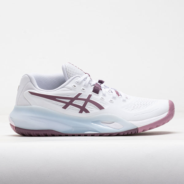 ASICS GEL-Resolution X Women's White/Dusty Mauve – Holabird Sports