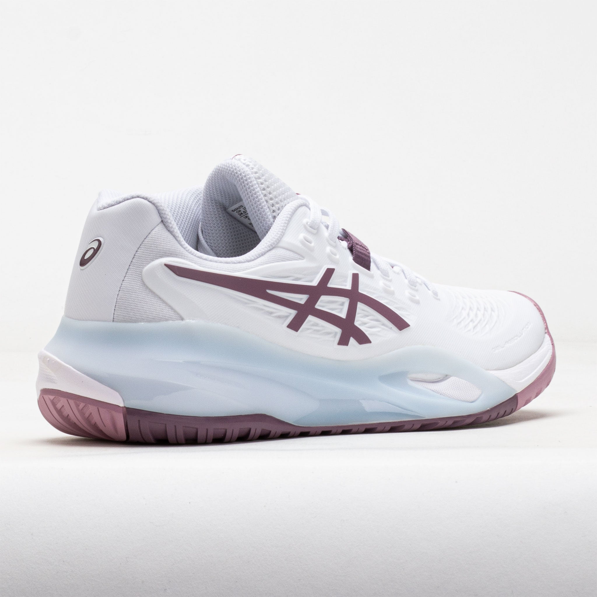 ASICS GEL-Resolution X Women's White/Dusty Mauve – Holabird Sports