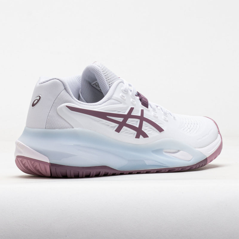 ASICS GEL-Resolution X Women's White/Dusty Mauve – Holabird Sports