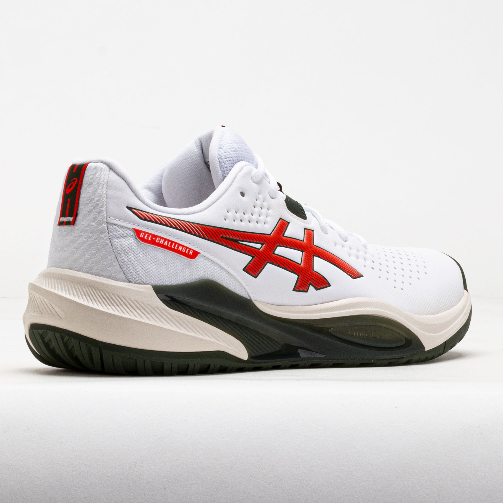 アシックス　TSR055 ASICS GEL-Challenger 15 Men's White/Cherry Tomato – Holabird Sports