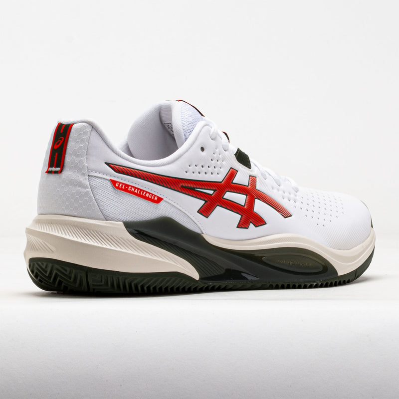 ASICS GEL-Challenger 15 Clay Men's White/Cherry Tomato – Holabird