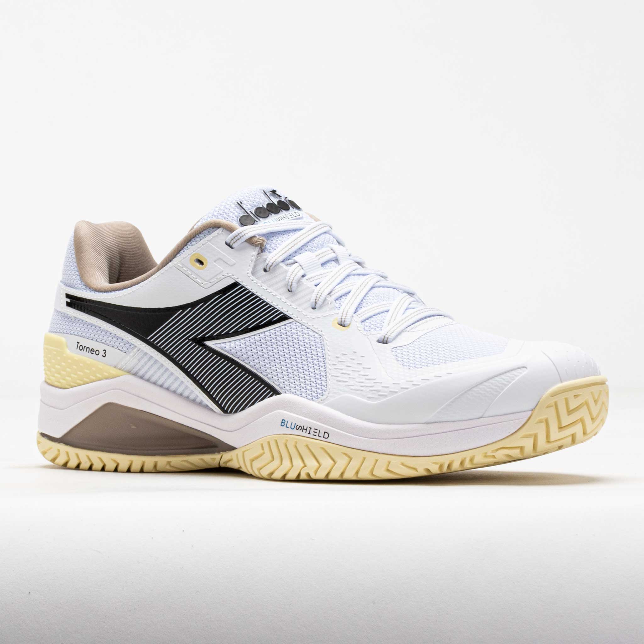 Diadora Blushield Torneo 3 AG Men's White/Black/Rutabaga