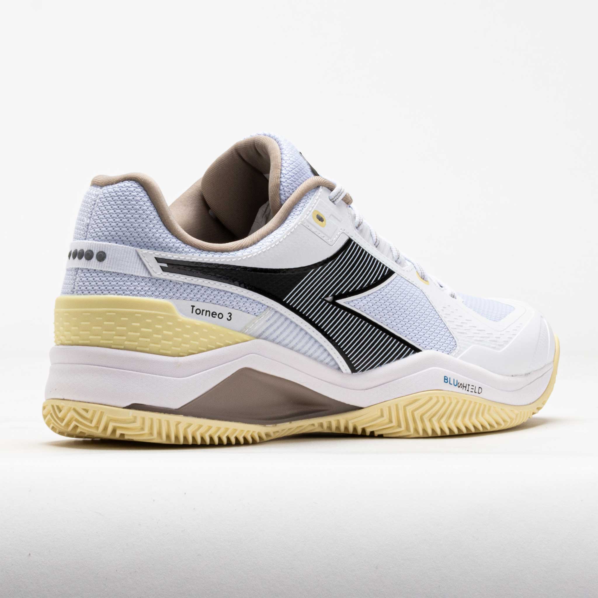Diadora Blushield Torneo 3 Clay Men's White/Black/Rutabaga