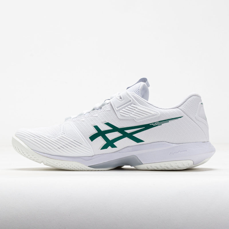 ASICS SOLUTION SPEED FF ホワイト グリーン ASICS Solution Speed FF 4 Men's White/Pitch Green – Holabird Sports