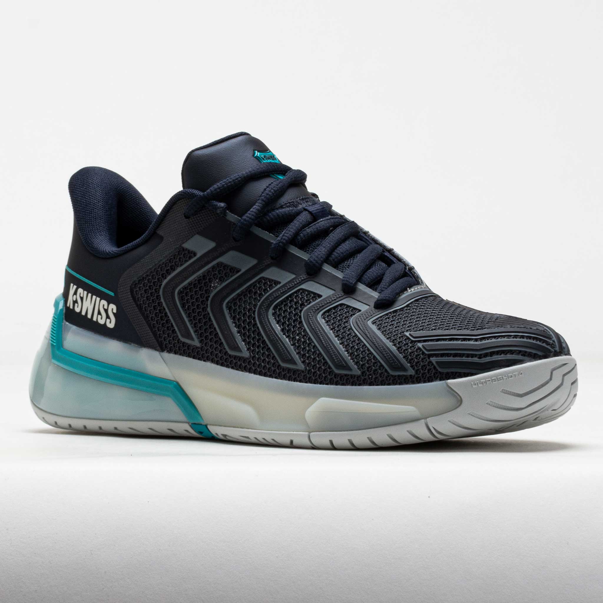 K-Swiss Ultrashot 4 Men's Carbon/Blanc de Blanc/Baltic